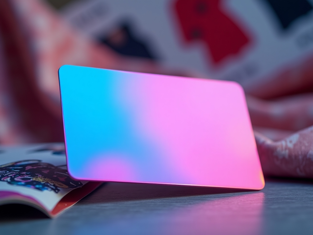 Fashion-forward gift card design