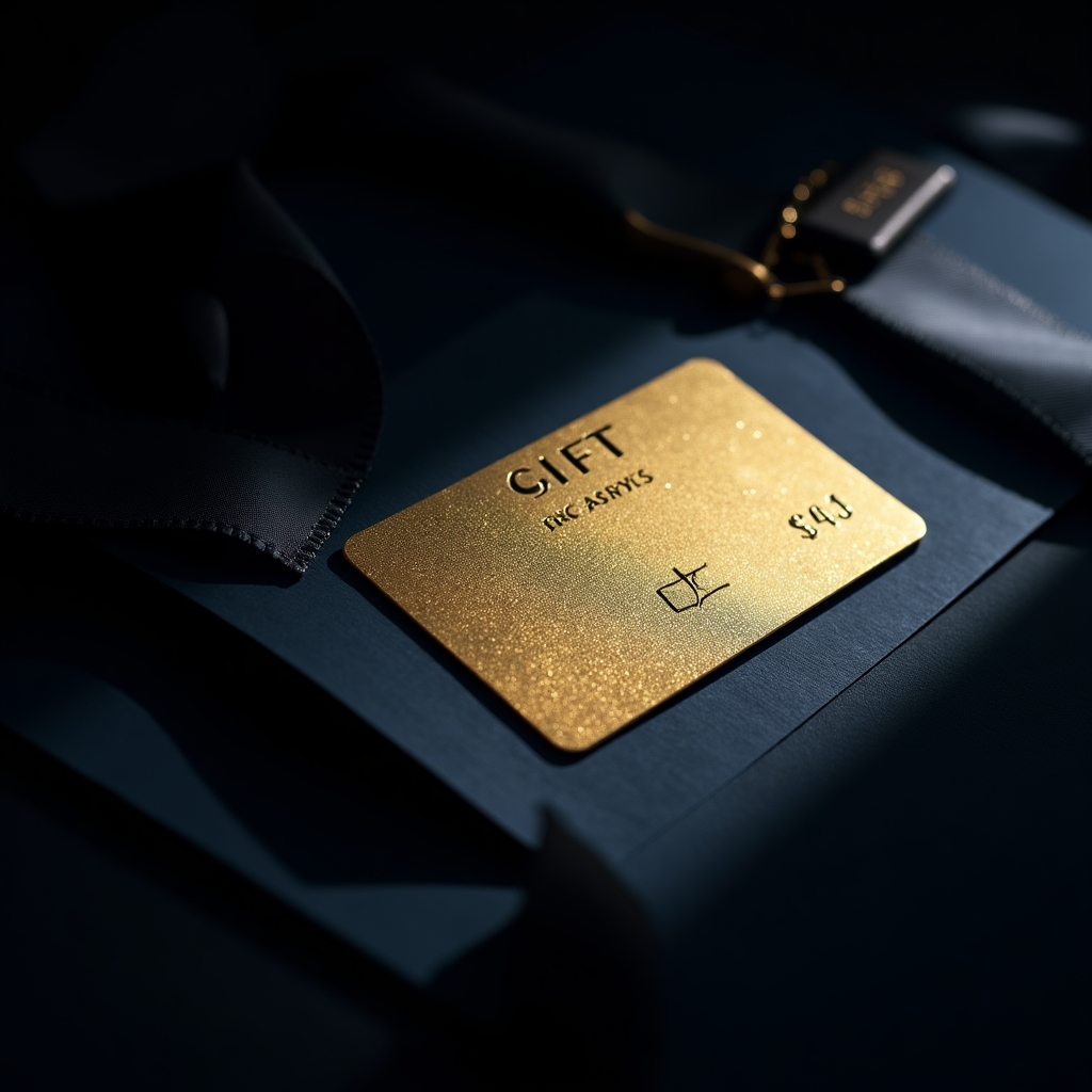 Luxury gift card design